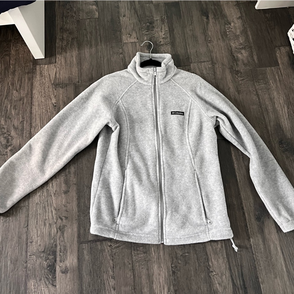 Columbia Women’s Large Gray Full Zip Benton Springs Fleece